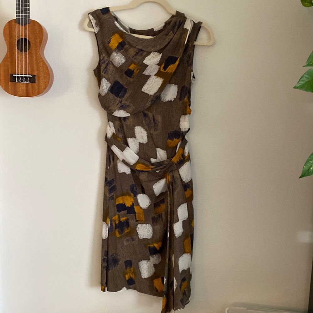 NWOT DVF sleeveless asymmetric dress